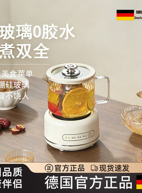 德国玻璃小型保温养生壶