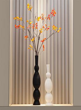 现代简约树脂花瓶摆件客厅插花绿植入户玄关电视柜壁龛装饰品摆设