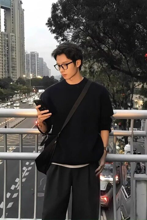 德绒半高领打底衫男生秋冬加绒美式长袖t恤正肩cleanfit卫衣内搭,男装T恤,星座513A