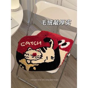 四季 可爱趣味坐垫椅子垫屁垫久坐薄款 通用办公室工位座椅屁股垫子