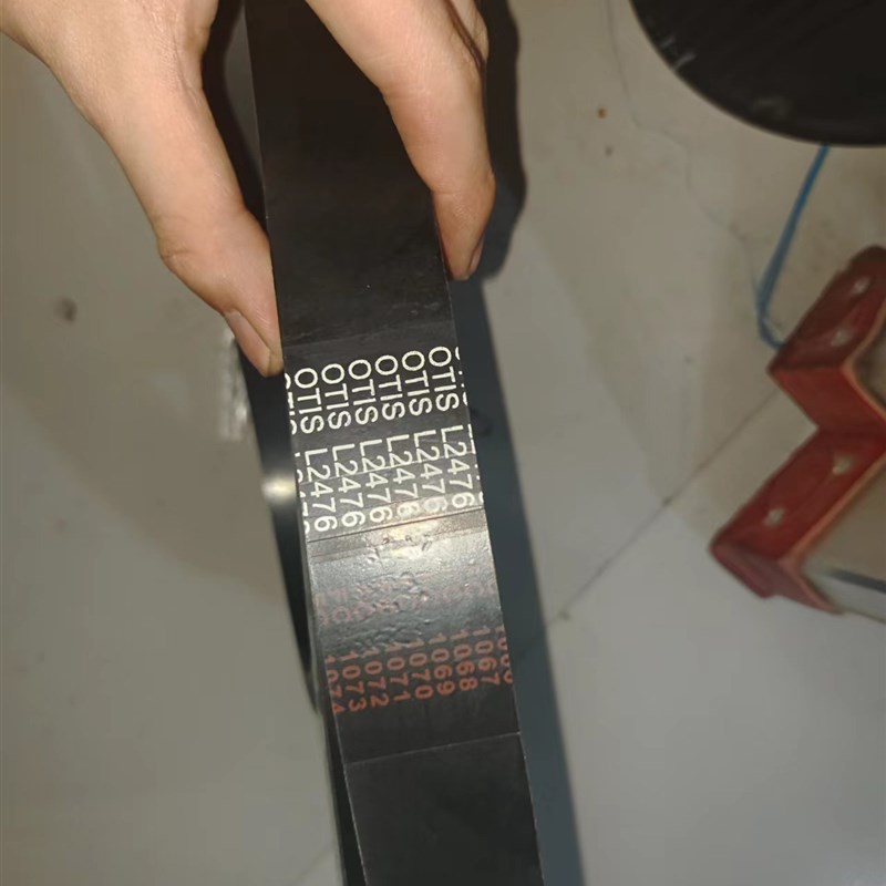 奥的斯扶梯GOA717A1多楔皮x带/L2476/4扶手带驱动轮皮带7峰6槽