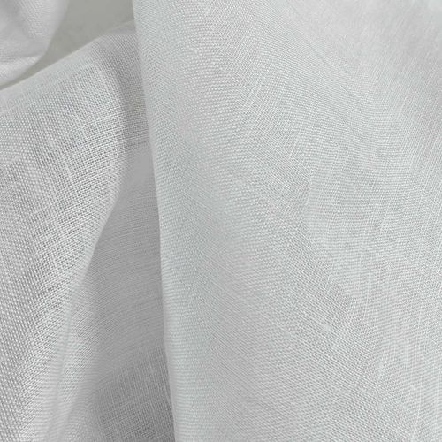 现货 纯透气衣料m漂苎麻苎麻扎染布料料底布面料半麻布轻薄