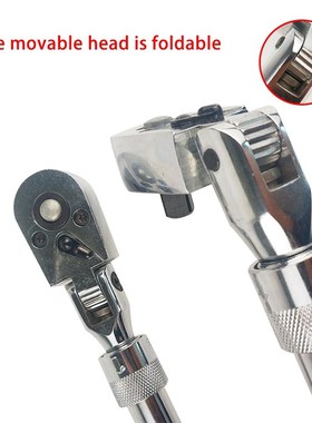 Retractable 1/4 3/8 1/2inczh Ratchet Wrench 72 Teeth Exte