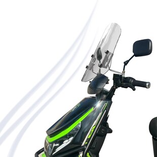 适用电动a车赛鸽黑骑士前风挡玻璃加厚改装升降透明B3挡风板配件