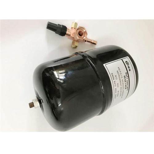 空调立式储液器冷库用l贮液瓶储液罐带阀热泵空气能配件1/2HP-40H