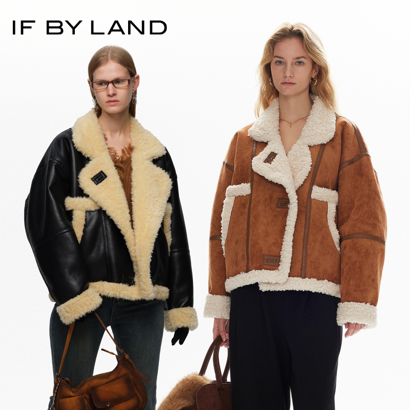 IFBYLAND撞色拼接外套