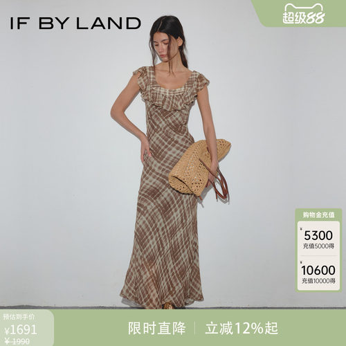 IFBYLAND印花雪纺系列连衣裙