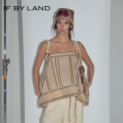 IFBYLAND度假条纹系列吊带背心