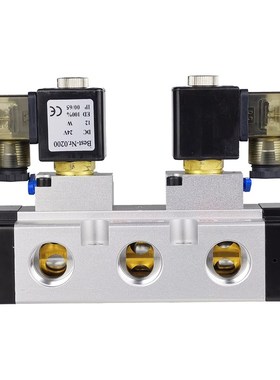 Q25D2C-L25二位五通双电控电磁阀Q25D2C-L20 气动换向阀UQ25DC-L2