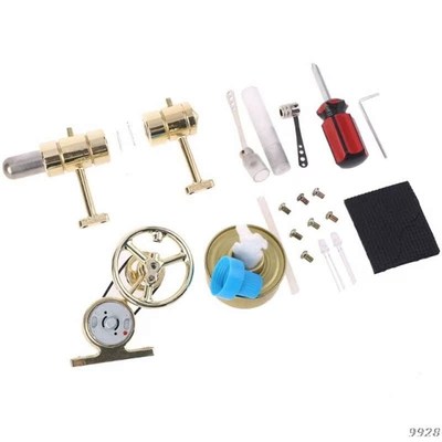 \rHot Air gAll Metal Stirling Engine Motor Power Generator A