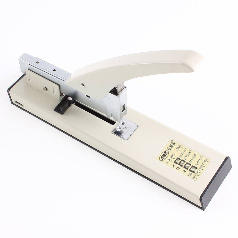 益而高重型订书机938装钉机力士型大号加厚办公订书器财务装订文
