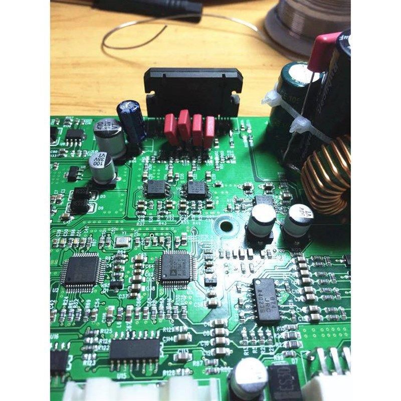 车载CD导航安卓代改MLT TDA7850功放芯片低电平RCA输出.音调板功