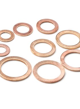 80PCSb M6/M8/M10/M12/M14/M16/M18/M20 Solid Copper Crush Wash