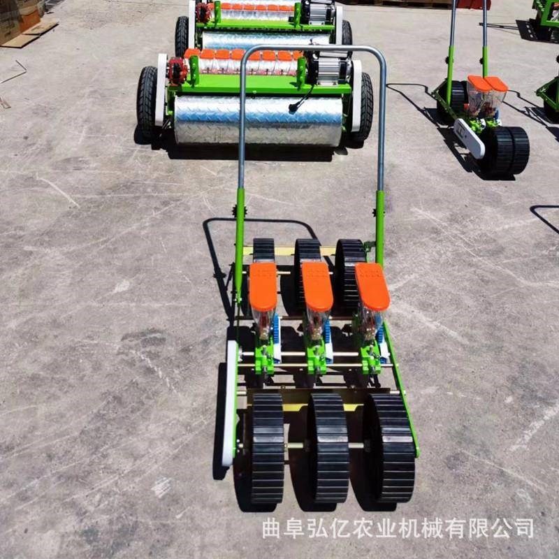 小生型蔬菜精播手推一行机菜v油菜菜免苗播种机新型粮食菠谷物点