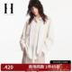 HIGH女装 春季 衬衫 SEASON 外套开衫 翻领纽扣门襟精致刺绣S26105001