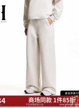 SEASON HIGH女装秋季新款松紧抽绳日常舒适潮休闲裤长裤S2531D001