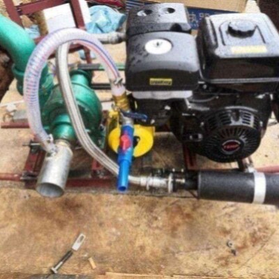 吸沙泵定制汽油抽沙机小型3寸汽油静音冲泵吸砂泵Y吸沙电启动