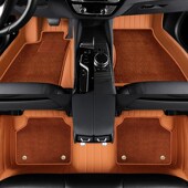 适用福特福克斯蒙迪欧金牛座翼虎B锐界真皮专用全包围汽车脚垫原