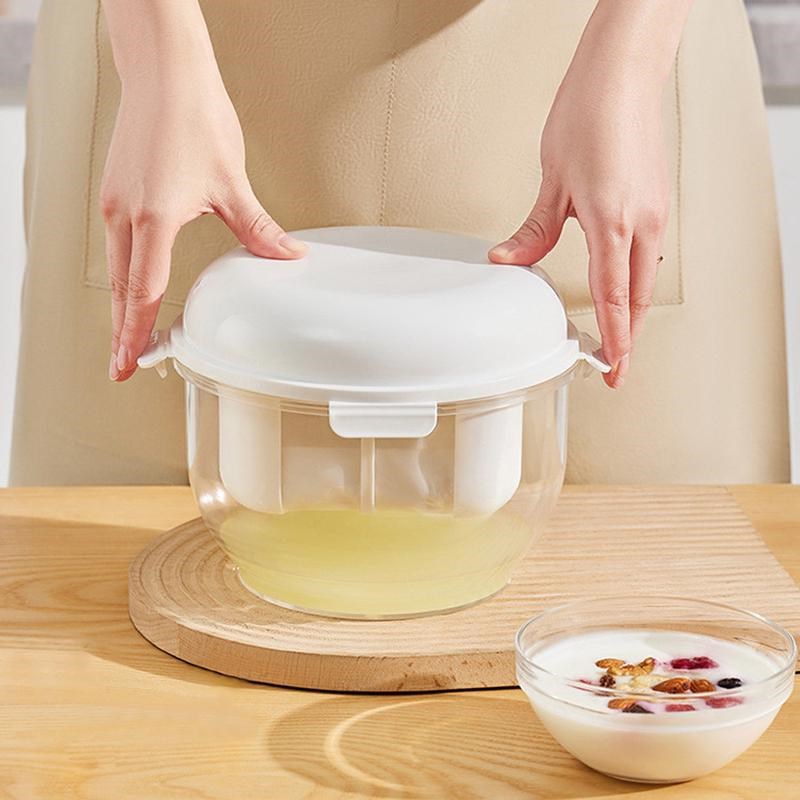 按压乳清分离器批l发水分沥干大容量圆形家用自制希腊酸奶过滤网