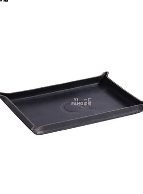 一匚 现代轻奢皮质托盘摆件 卧室衣帽间玄关U钥匙收纳装饰品