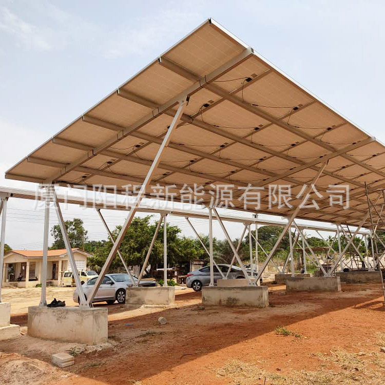 厂家直销厂家直售光伏新能源车棚支架 双车位车棚铝合金材质支架