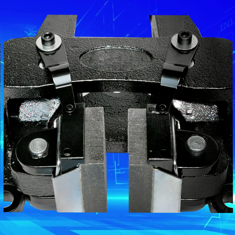 DBH-卧式空压碟式制动器蝶刹车盘式G卡钳急刹气动刹车器铝合金气