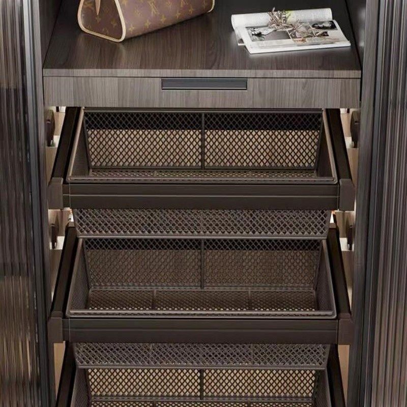 衣柜拉篮抽屉式裤架伸缩衣柜家用衣帽间抽推收纳架U储物篮五金配,基础建材,衣柜拉篮,淘宝优惠券,粉丝福利购,淘宝优惠卷