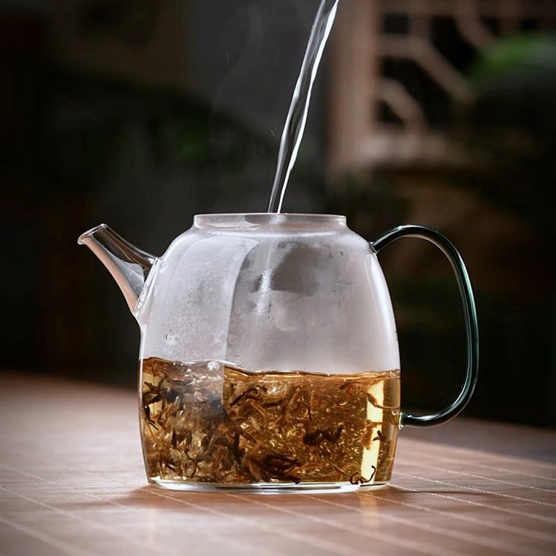 全度茶壶家用加厚j耐高温t玻璃烧水壶泡茶器沏绿茶冲红茶单壶茶具
