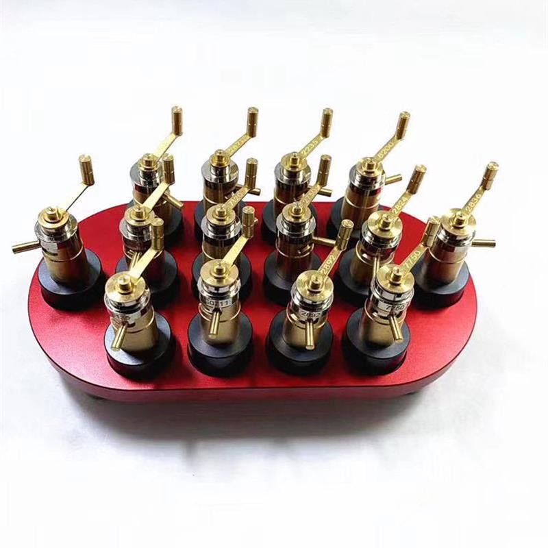 手表维修工具金属发条饺卷发条工具14个型号C07 2824 8200 2671等