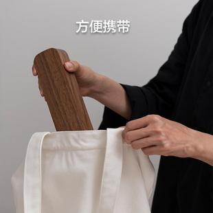 办公室一人食筷子勺子三件套 木质便k携餐具收纳盒套装 梵瀚 日式