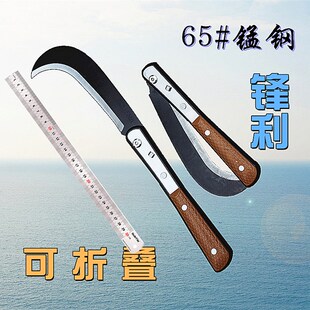 厂家折叠锰钢柴刀砍树p刀柴刀劈柴户外伐木开路P刀手工丛林特殊钢