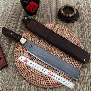 户撒阿昌族砍柴刀传统纯手工锻打户D外开路山刀日式直刀丛林生存