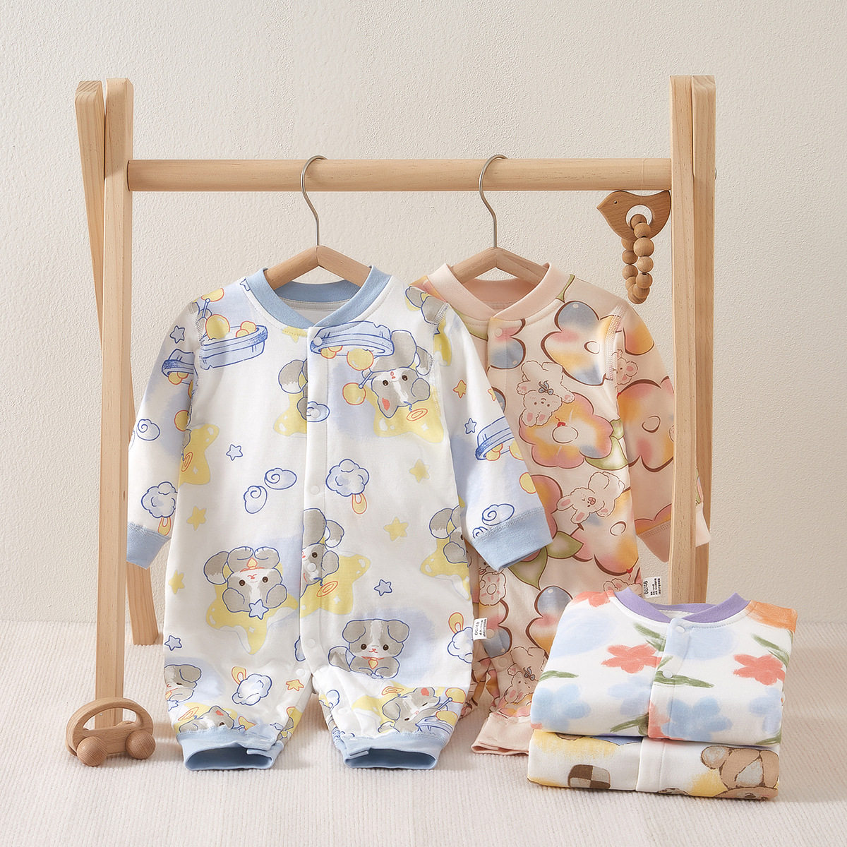 婴儿秋冬款40g薄棉长袖连体衣男女宝宝A类无骨哈衣洋气卡通爬爬服,童装/婴儿装/亲子装,连身衣/爬服/哈衣,淘宝优惠券,粉丝福利购,淘宝优惠卷