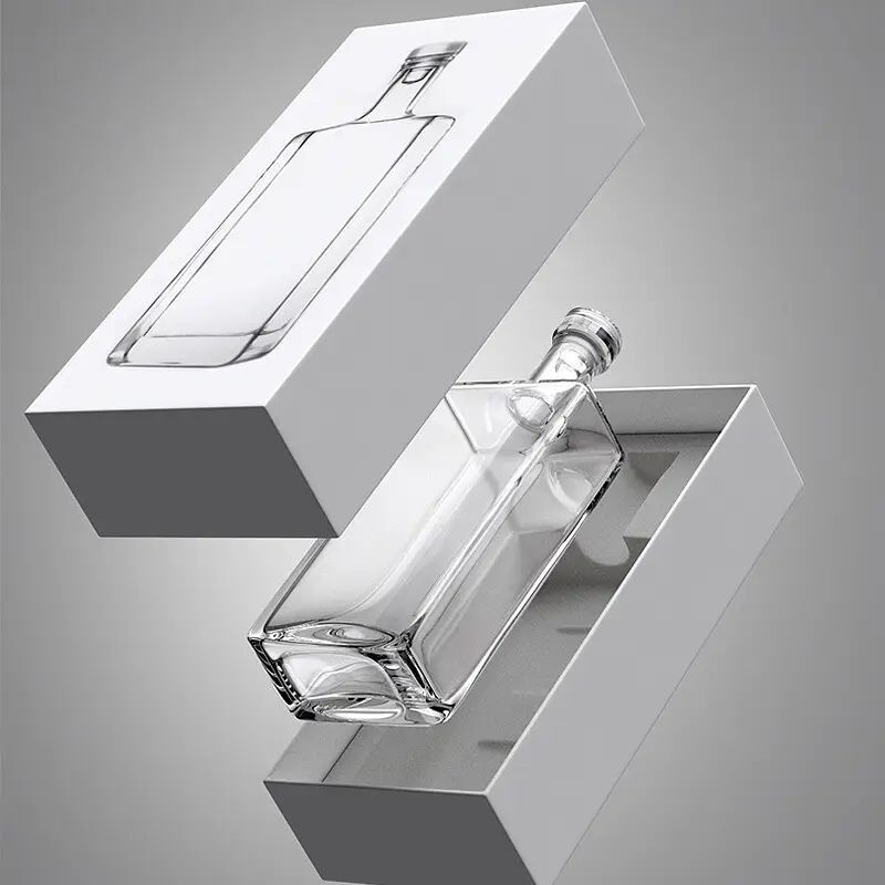 玻璃泡酒瓶空瓶密封专用高档自酿容器果酒一斤装存白观云酒瓶子