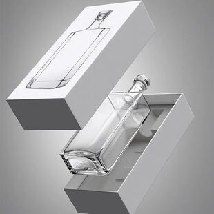 玻璃泡酒瓶空瓶密封专用高档自酿容器果酒一斤装存白观云酒瓶子