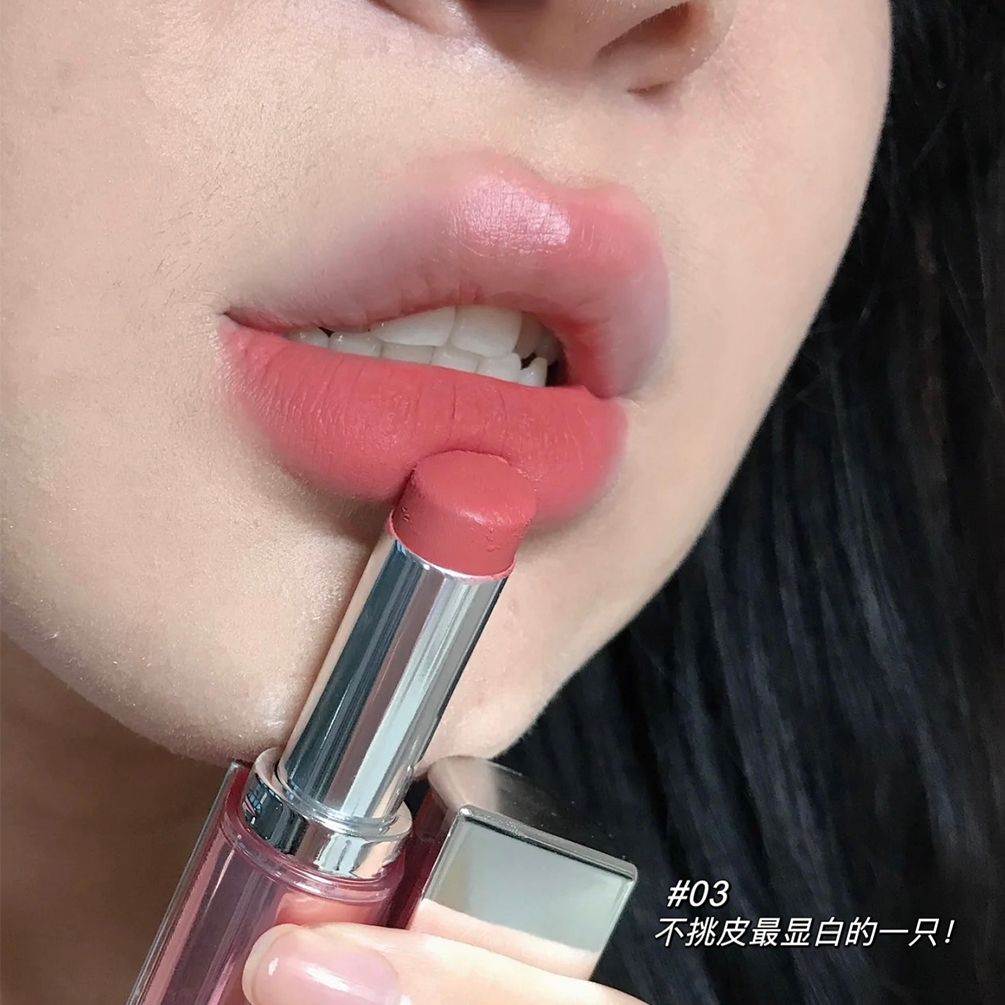 素颜白月光!ins口红不沾杯不掉色哑光丝绒唇釉显白伪素颜学生党