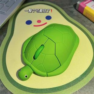 个性 学生可爱鼠标小乌龟造型趣味鼠标无线鼠标静音电脑卡通创意