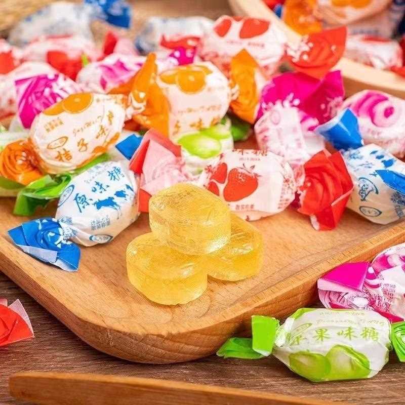 新疆包邮老式水果糖水果喜糖80糖果怀旧零食传统混合糖块硬糖
