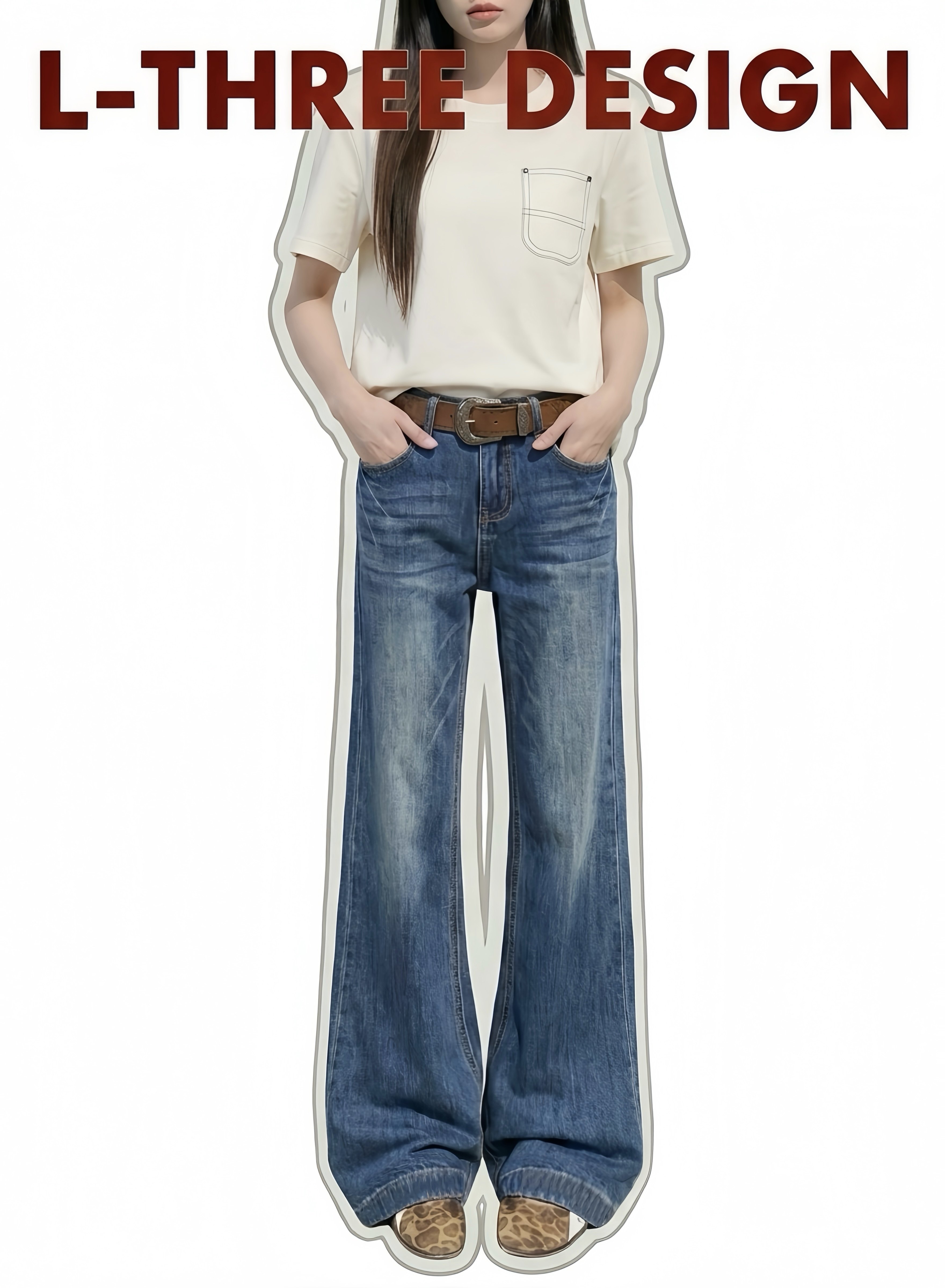 L-THREE『美式腿精裤』不用PS！衣橱就缺条这么显瘦的牛仔裤
