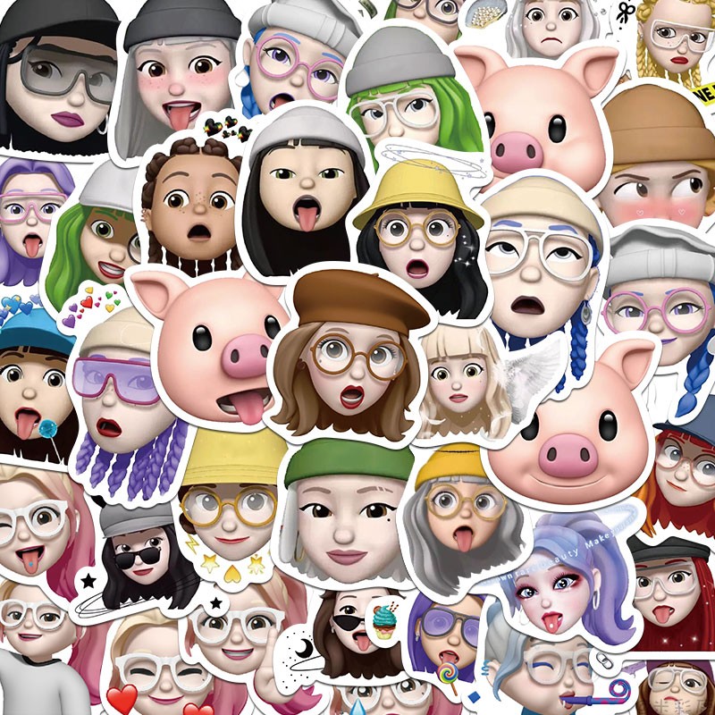 iPhone自捏3D头像贴纸