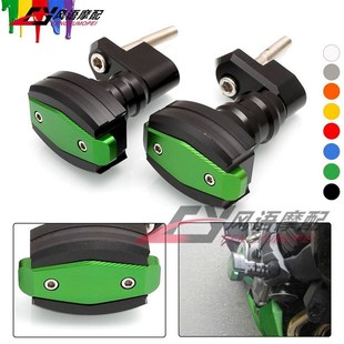 适用于川崎 Z1000 q10-17 改装车身CNC防摔胶防摔球发动机保护杆