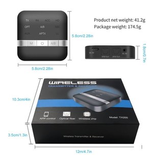 5.0 Receiver Adapter TX200 Compatible APTX 3.5 Bluetoothm