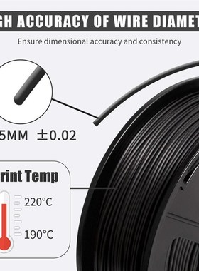 SUNLU 3D Prinjter Filament 1.75mm 1KG With Spool PLA Filamen