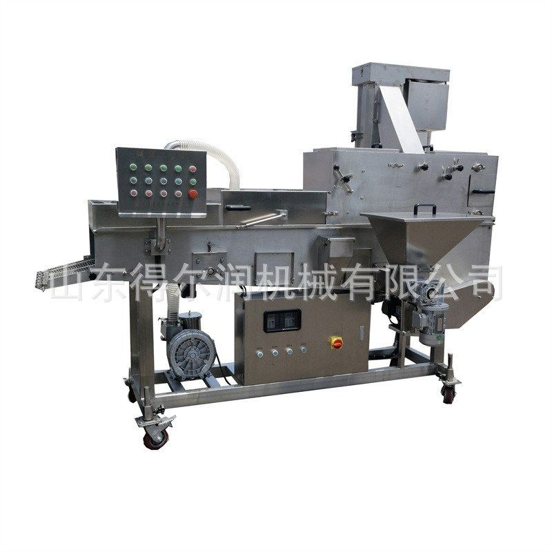 全自动奶冻卷上糠机鸡排鱼x排无骨鸡柳裹糠机虾饼面包糠上糠机,清洗/食品/商业设备,休闲食品加工设备,淘宝优惠券,粉丝福利购,淘宝优惠卷