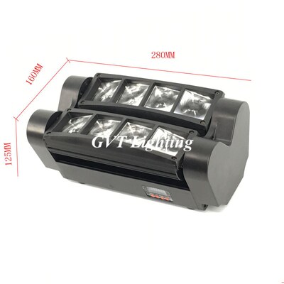 Higha quality 8X10W Mini Led Spider Light DMX512 LED Moving
