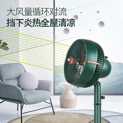 钻石小霸王空气循扇环扇463家用风扇循环L扇台地两用风对流电落地