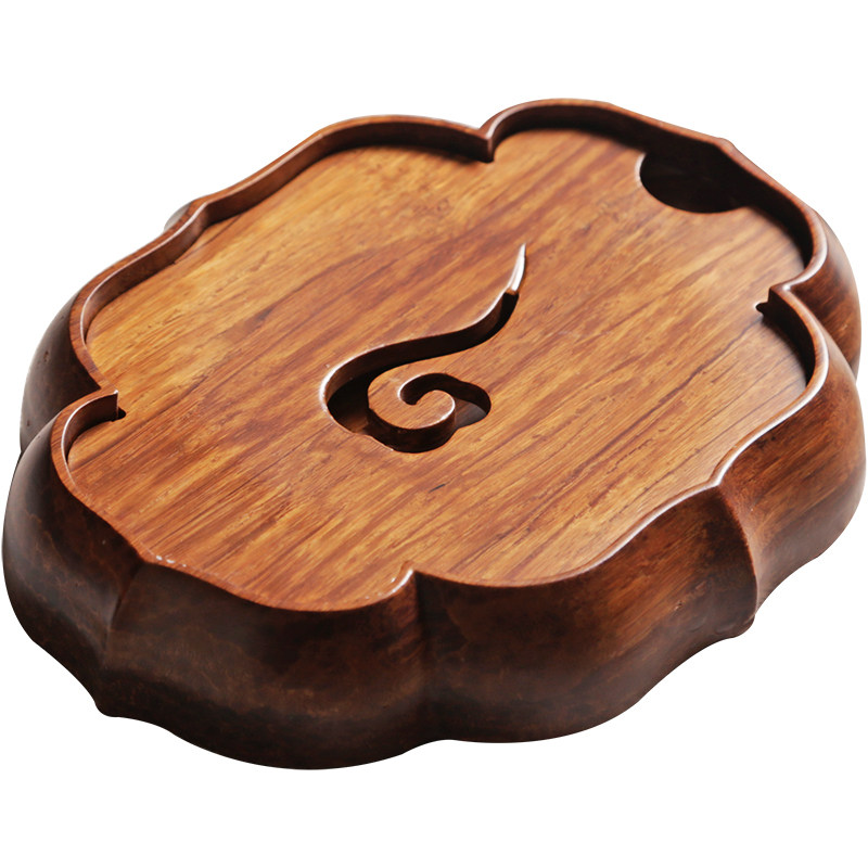 祥云竹制实d木壶承 紫砂壶垫养壶茶壶垫茶盘干泡台 日式圆形底座,餐饮具,茶道/零配,淘宝优惠券,粉丝福利购,淘宝优惠卷