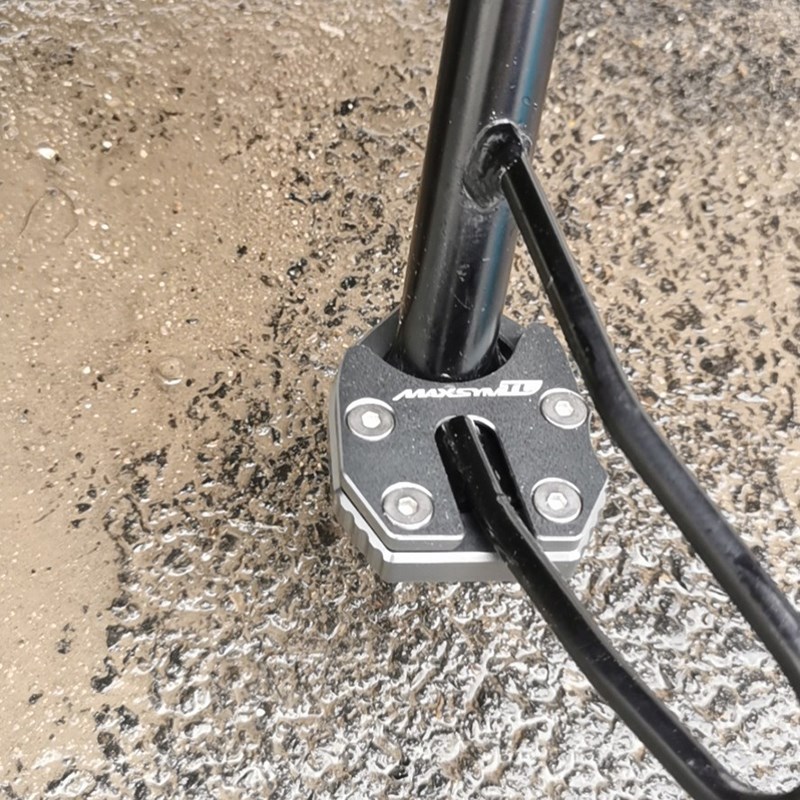 SYM三阳 MAXSYM TL500 19-20年改装边撑加大座 侧脚撑加.大垫 脚