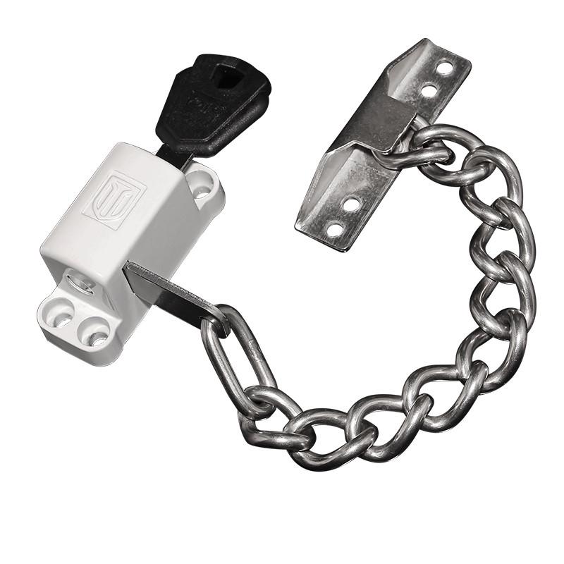 窗盾塑钢平开窗锁铝合金窗户防盗锁扣链推L拉门窗限位器儿童安全