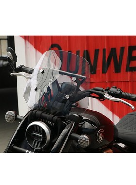 适用宗申赛科龙RA600前挡风板玻璃装饰罩风J挡SR600-3A改装导流罩